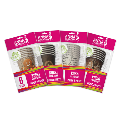 pahare bio carton anna zaradna 6buc