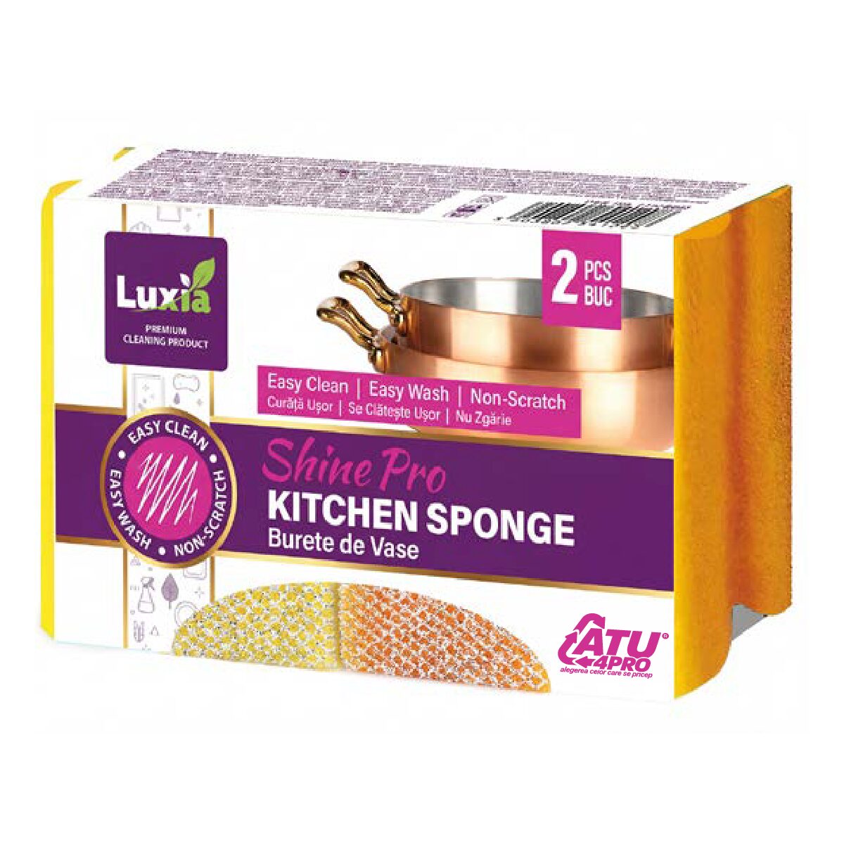 Burete vase premium shine pro cu lurex Luxia 2buc/set