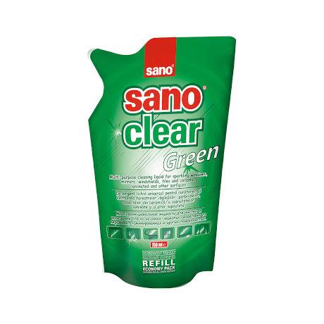 Detergent de geam Sano Clear Green refill 750ml