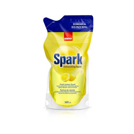 Detergent de vase Sano Spark Lamaie refill 500ml