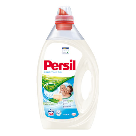 detergent rufe persil active gel sensitive 2l 40 spalari