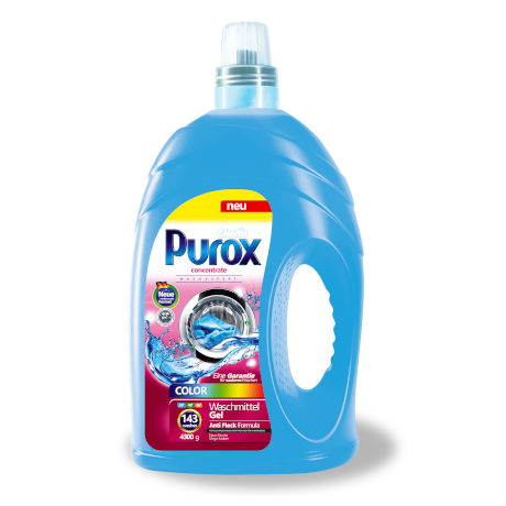 detergent de rufe purox gel color 4.3l