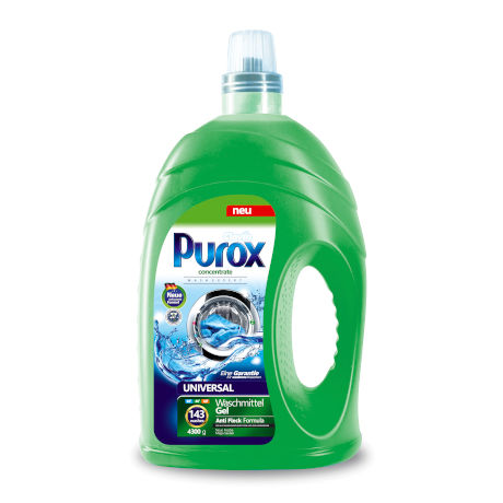 detergent de rufe purox gel universal 4.3l