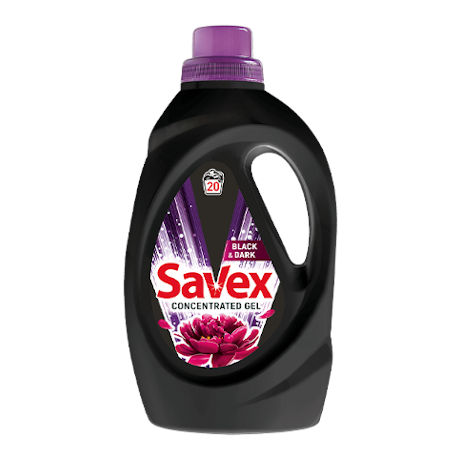 detergent rufe savex gel 2in1 black 1.1l