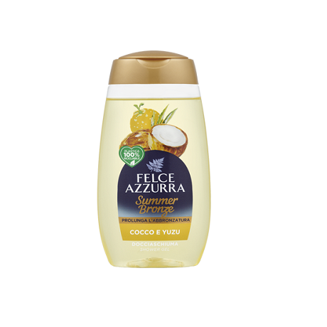 gel de dus felce azzurra summer bronze coconut 250ml