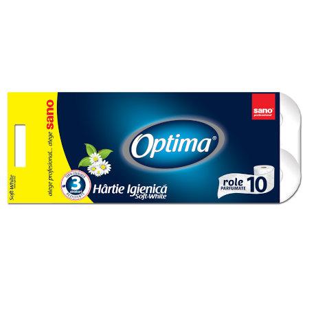 Hartie igienica Sano Toilet Optima 3str 10role