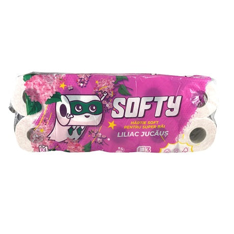 Hartie igienica Softy liliac 10role 3straturi 12m