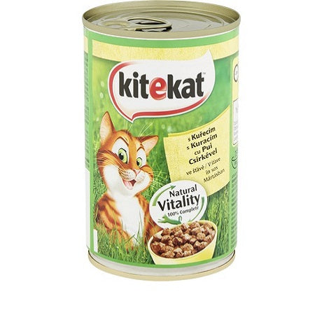 hrana umeda pentru pisici adulte kitekat pui 