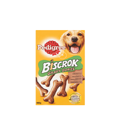 hrana uscata pentru caini pedigree biscrok gravy bones 400gr