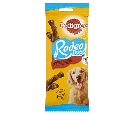 hrana uscata pentru caini pedigree rodeo duos pui si bacon 123g