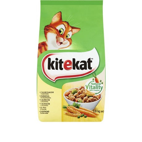 hrana uscata pentru pisici kitekat vita si legume 1.8kg