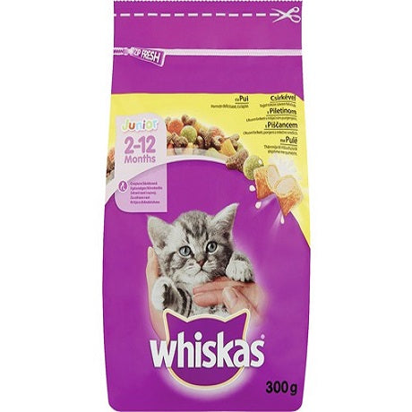 hrana uscata pentru pisici whiskas junior pui 800g