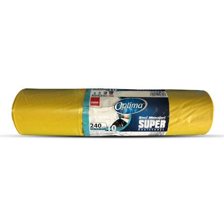 Saci menajeri Sano Optima Galbeni 10buc 240l