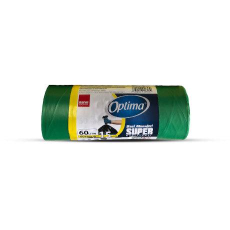 Saci menajeri Sano Optima Verzi 15buc 60l