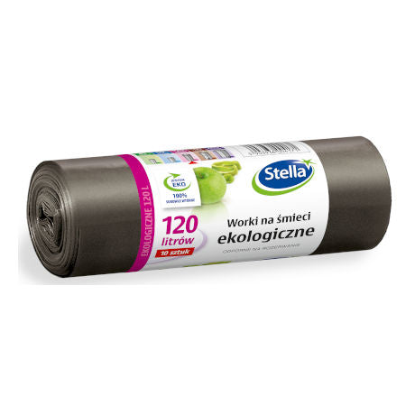 saci menajeri stella ecologici 10bucati ldpe 120l