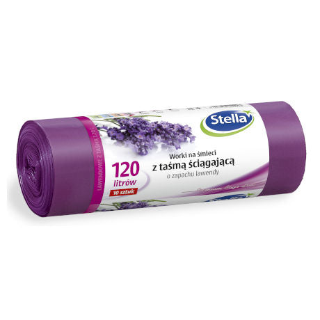 saci menajeri stella ultra 10bucati snur lavanda 120l