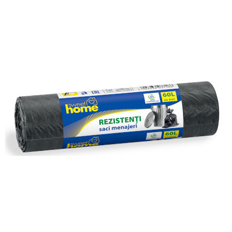 saci menajeri sweet home 20bucati hdpe 60l