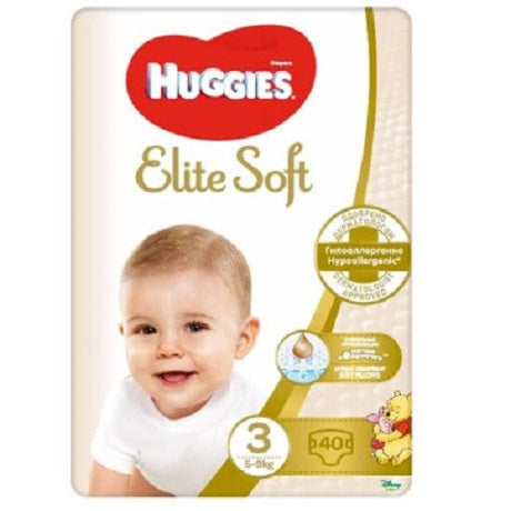 scutece huggies elite soft jumbo nr3 40 buc