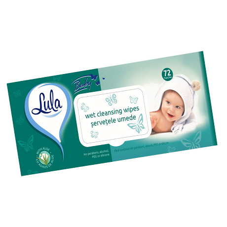 servetele umede capac lula aloe vera 72buc