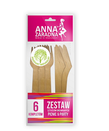 set tacamuri lemn anna zaradna 6buc